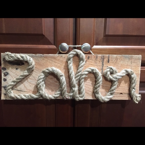 Custom rope name/word signs - Picture 4 of 5
